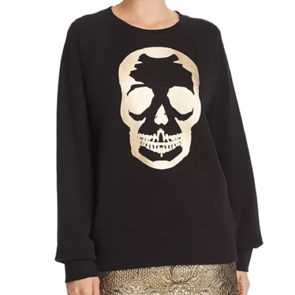Zadig and Voltaire unisex black skull pullover